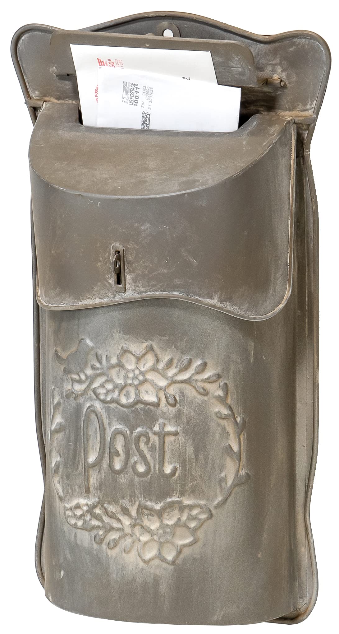 ヴィンテージ　ポスト Red Co. 9.5” x 17” Decorative Vintage Post Embossed Metal